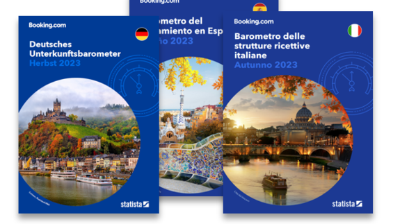 Booking.com accommodation barometer reports (Autumn 2023)