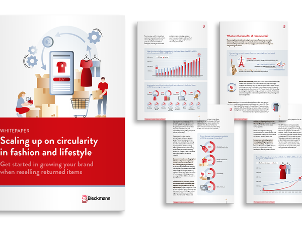 Whitepaper cover titled “Scaling up on circularity in fashion and lifestyle”